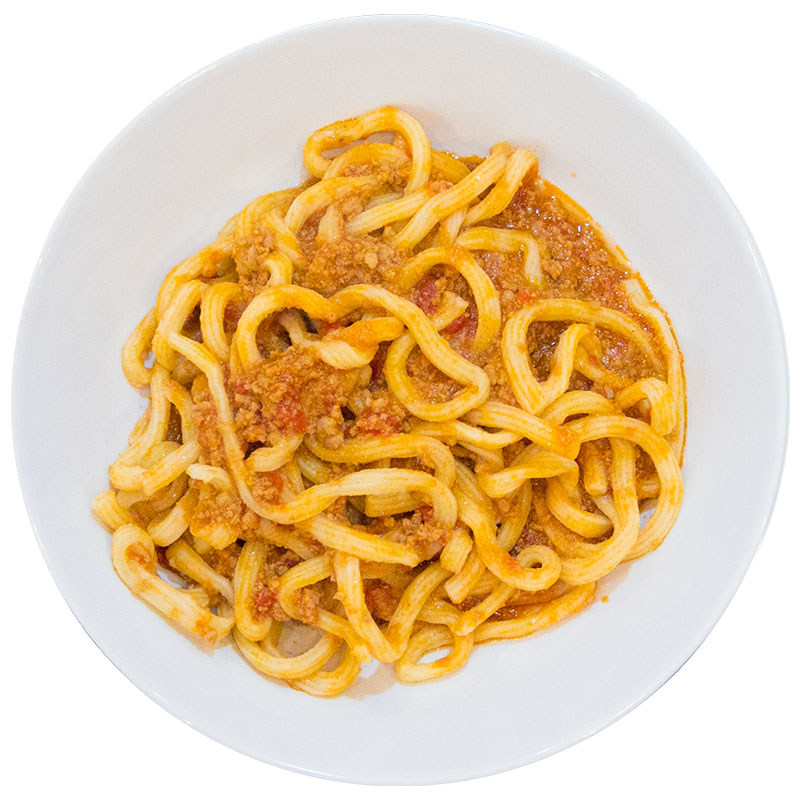 bucatini al ragù